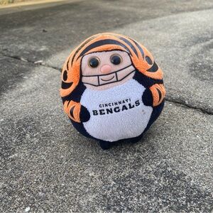 Cincinnati Bengals Plush Toy Helmet & Jersey, NFL Mascot Style, Fan Collectible